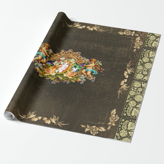 Papier Cadeau Vintage 114 (Déroulé)