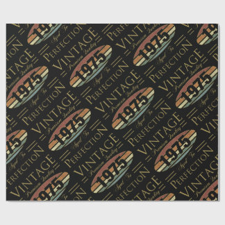 Papier Cadeau Vintage 1975 50e anniversaire