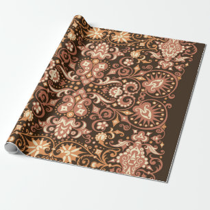 Papier Cadeau vintage abstraite nature ornementale vintage backg