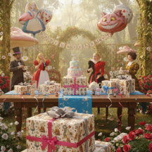Vintage Alice au pays des merveilles
