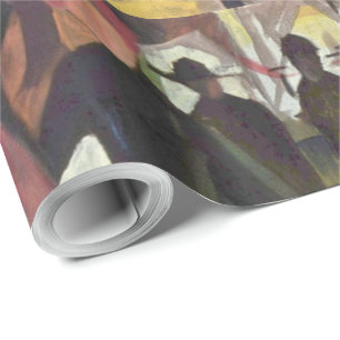 Papier Cadeau Vintage Août Macke Adieu
