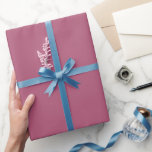 Papier Cadeau Vintage Blanc Rétro Classique Couleur Solide Borde<br><div class="desc">Élégant Vintage Classic Retro Blank Bordeaux Solid Couleur Modèle Artisanat & Fournitures de fête Fournitures d'enveloppement cadeau / 30 pouces x 6 pieds Papier d'enveloppement cadeau.</div>