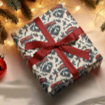 Papier Cadeau Vintage Christmas Raccoon<br><div class="desc">Ce design a été créé par art numérique. Il peut être personnalisé dans la zone fournie Contactez-moi à colorflowcreations@gmail.com si vous avez pour avoir ce design sur un autre produit. . Voir d'autres de mes créations ou suivez-moi à www.facebook.com/colorflowcreations,  www.instagram.com/colorflowcreations,  www.twitter.com/colorflowart et www.pinterest.com/colorflowcreations.</div>