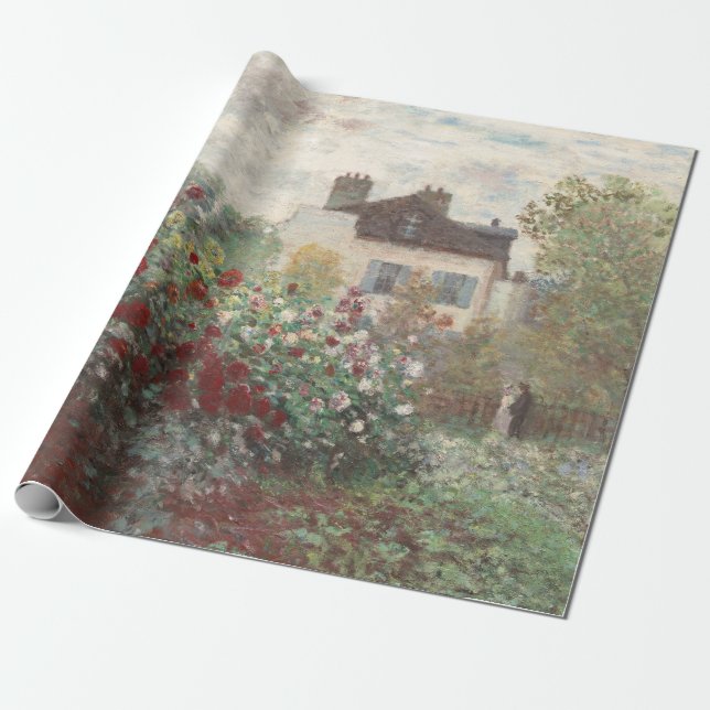 Papier Cadeau Vintage Cottage Garden Imprimer (Déroulé)