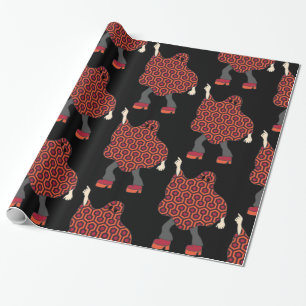 Papier Cadeau vintage film d'horreur halloween fantôme