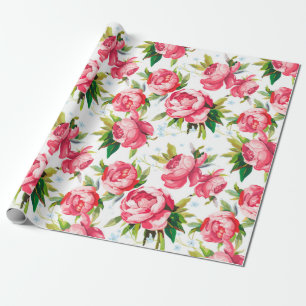 Papier Cadeau Vintage floral