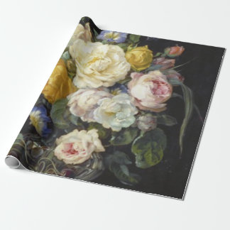 Papier Cadeau Vintage Floral Wrapping Paper