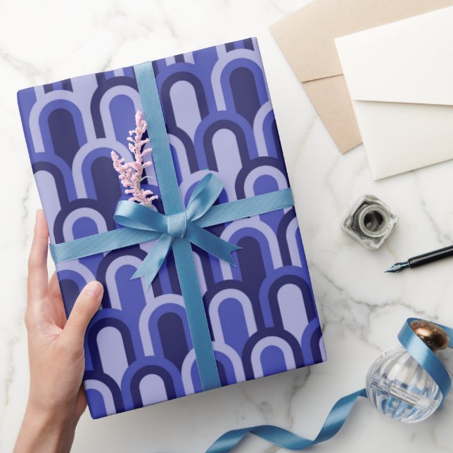 Papier Cadeau Vintage Geometric Wrapping Paper (Cadeaux)