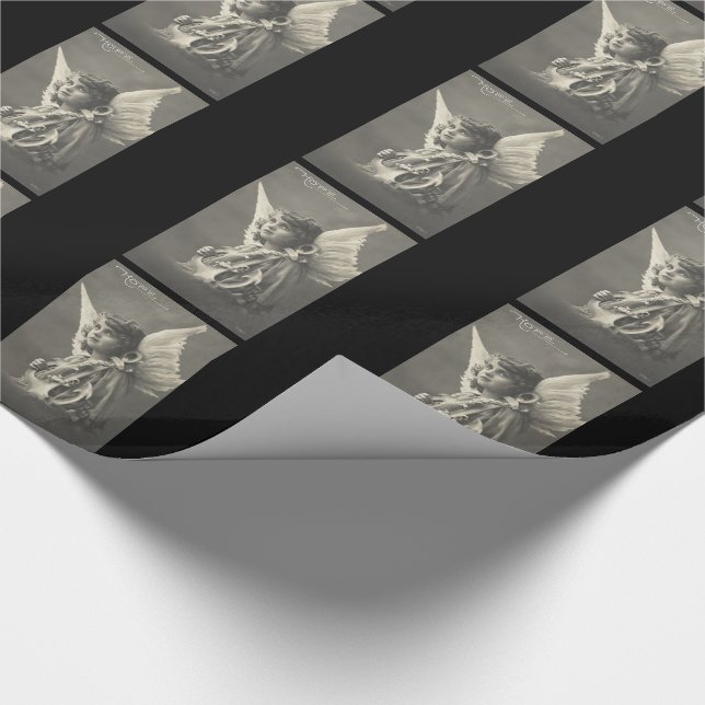 Papier Cadeau Vintage Girl Angel (Coin)