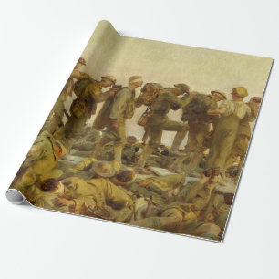 Papier Cadeau Vintage John Singer Sargent Première Guerre mondia