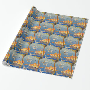 Papier Cadeau Vintage Menton CoTe D'azur