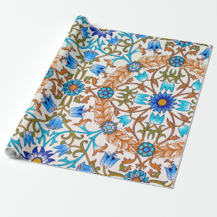 Papier Cadeau Vintage motif floral, William Morris