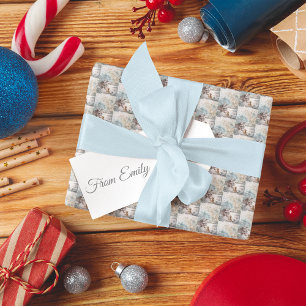 Papier Cadeau Vintage Noël Donkey Kitten