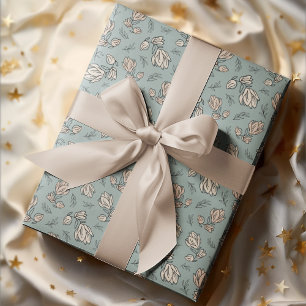 Papier Cadeau Vintage Romance Motif Floral
