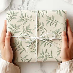Papier Cadeau Vintage verdure Botanique