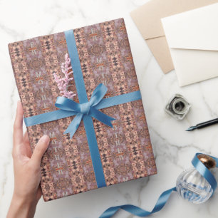 Papier Cadeau Vintage Victoran Floral Fête des Mères Enveloppeme
