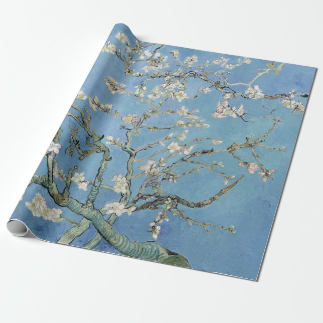Papier Cadeau Vintage Vincent Van Gogh Almond Blossoms (Déroulé)