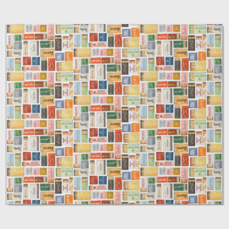 Papier Cadeau Vintange Dallas Matchbook Wrapping Paper