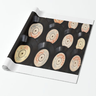 Papier Cadeau Vinyl Records Arrière - plan
