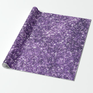 Papier cadeau violet brillant