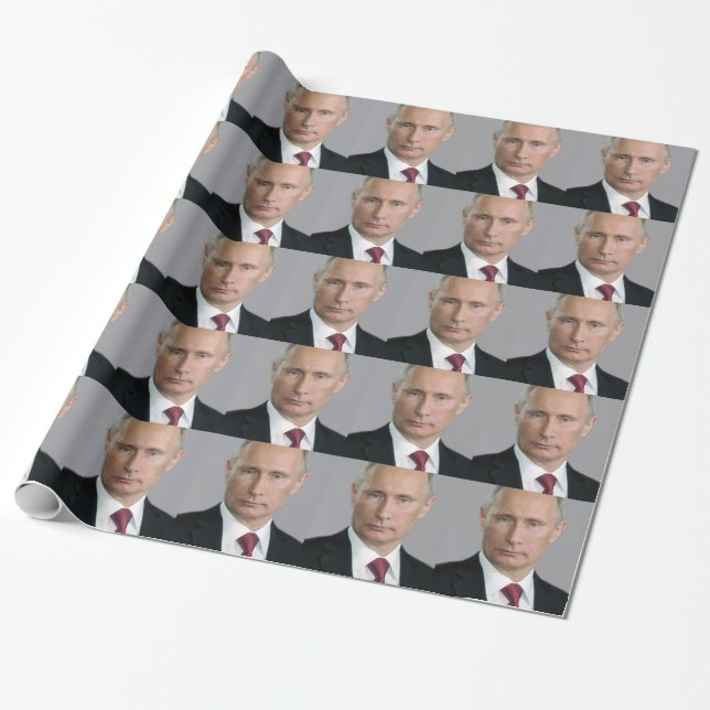 Papier Cadeau Vitesse de Vladimir Poutine (Déroulé)