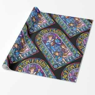 Papier Cadeau Vitrail de la Paix sur Terre