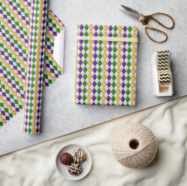 Papier Cadeau Vitrail Harlequin (Artisanat)