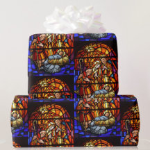 Vitrail Nativité Enfant Jésus Noël