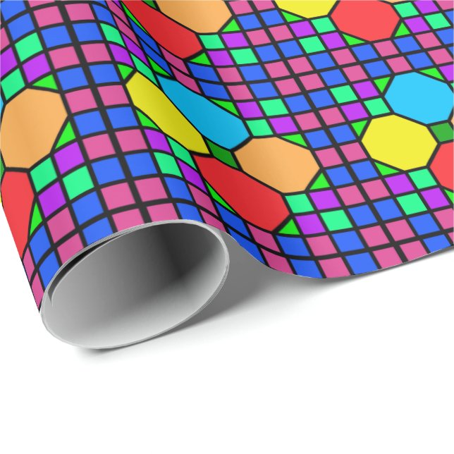 Papier Cadeau Vitraux (Coin rond)