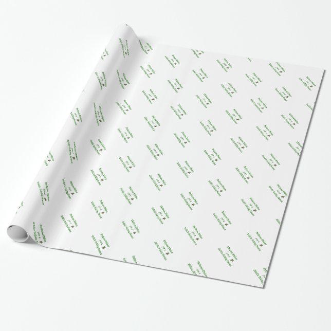 Papier Cadeau Voeux de bien-être (Déroulé)