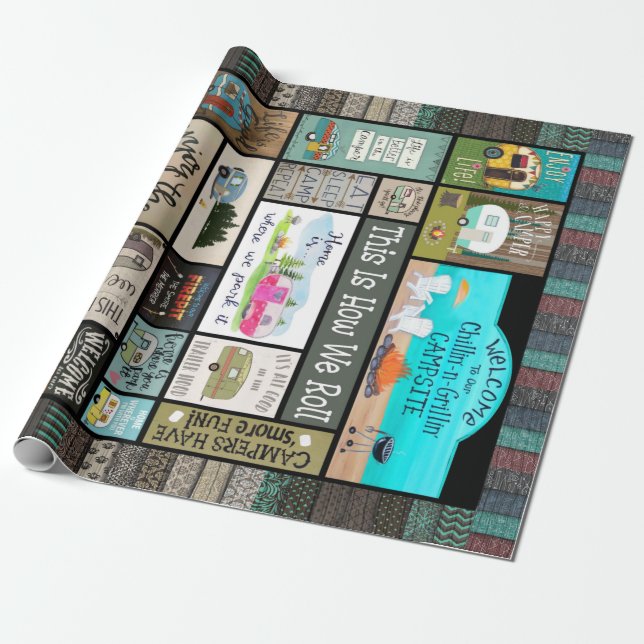 Papier Cadeau Voici comment nous roulons (Déroulé)