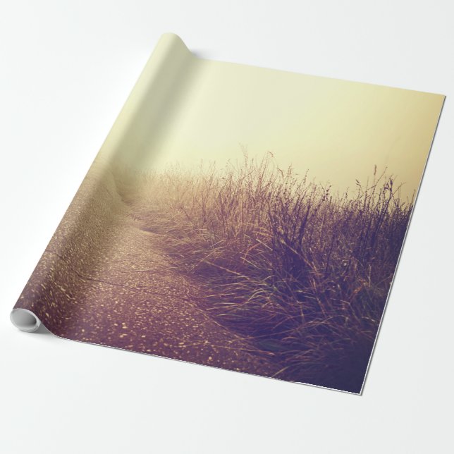 Papier Cadeau Voie d'accès Sunrise de 60 lb Papier de recouvreme (Déroulé)