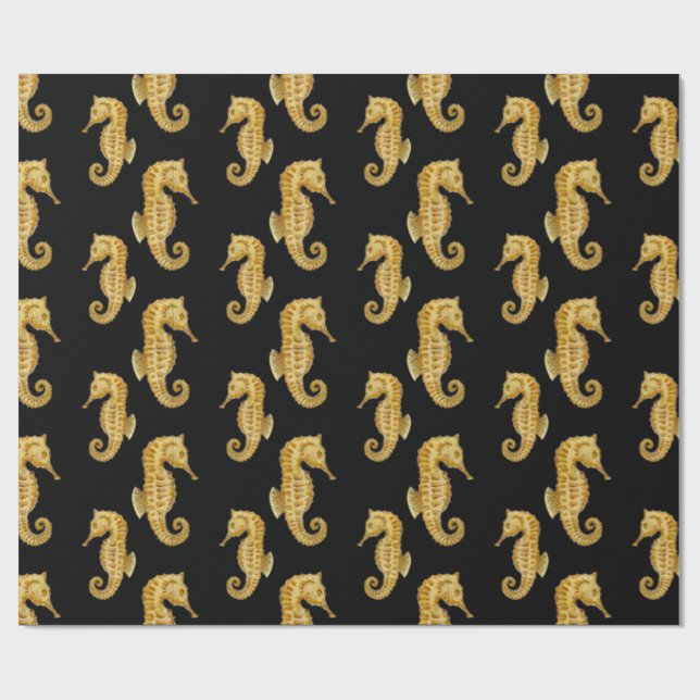 Papier Cadeau Voie maritime noire (Plat)
