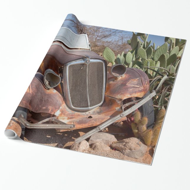 Papier Cadeau Voiture de coffre (Déroulé)