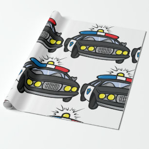Papier Cadeau Voiture de police