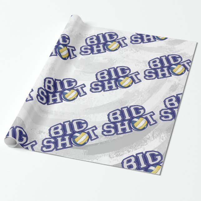 Papier Cadeau Volley-ball Big Shot (Déroulé)