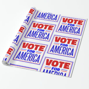 Papier Cadeau vote pour l'élection américaine