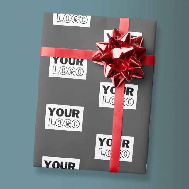 Papier Cadeau Votre conception d'image ou logo d'entreprise en m (Créateur téléchargé)