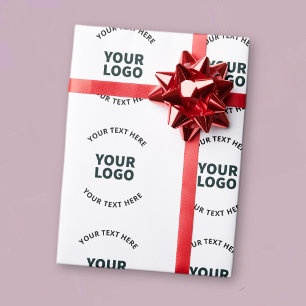 Papier Cadeau Votre logo, conception, photo, illustration ou aut