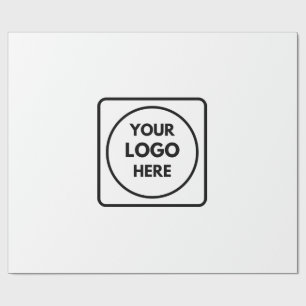 Papier Cadeau Votre logo Marque d'entreprise personnalisée mod