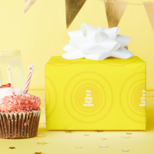 Papier Cadeau Vous êtes un petit Ray of Sunshine jaune soleil h