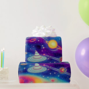 Papier Cadeau Voyage cosmique