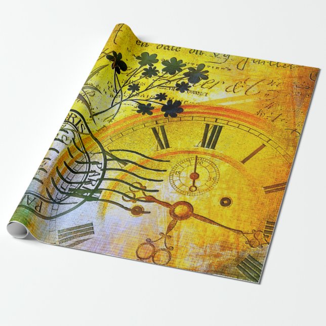 Papier Cadeau Voyage dans le temps (Déroulé)