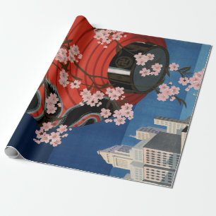 Papier Cadeau Voyage vintage de Tokyo Japon