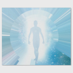 Papier Cadeau Voyageur à travers l'espace et le temps