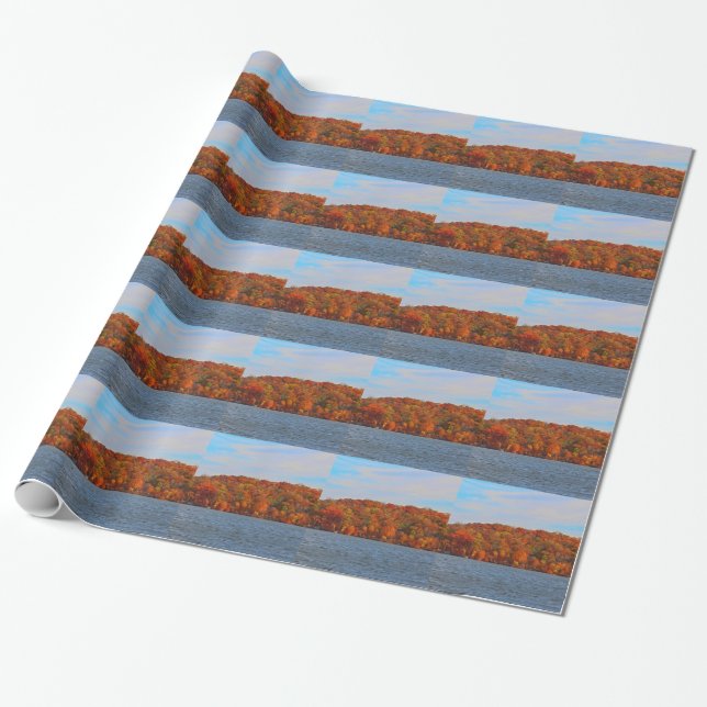 Papier Cadeau Vue sur le lac (Déroulé)