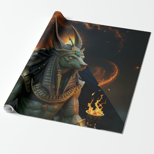 Papier Cadeau Watcher of the Afterlife – Anubis.  (Déroulé)