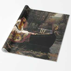 Papier Cadeau Waterhouse La Dame De Shalott Art Vintage