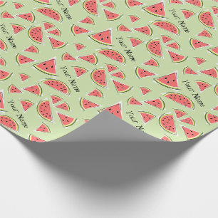 Papier Cadeau Watermelon Green Multi Name