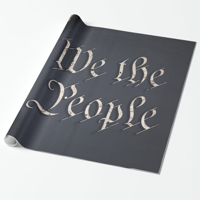Papier Cadeau We the People (Déroulé)